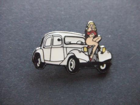 Citroën Traction Avant 1934-1957 met Pin Up